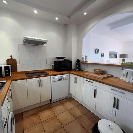 度假居 Maison Renovee Climatisee Avec Wi-fi Et Double Terrasse - Fr-1-868-10 格里莫